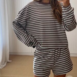 DAILY DRILLS STRIPED COTTON SET